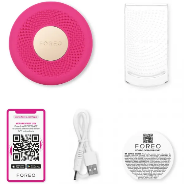 FOREO UFO™ 3 LED sonický prístroj pre urýchlenie účinku pleťovej masky s LED a NIR svetlom 1 ks