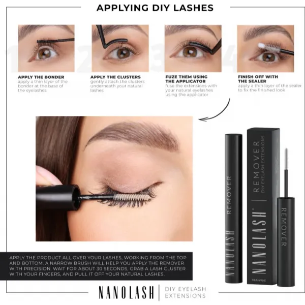 Nanolash DIY Remover odstraňovač umelých mihalníc 5 ml