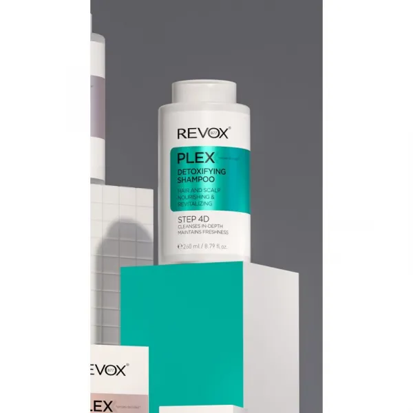 Revox B77 PLEX Detoxifying Shampoo. Step 4D čistiaci detoxikačný šampón 260 ml