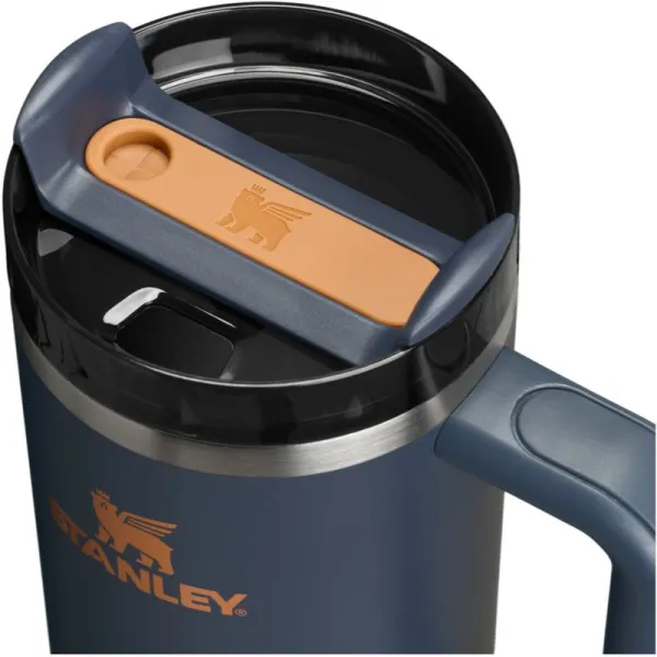 Stanley Quencher H2.O FlowState™ Tumbler tumbler z nehrdzavejúcej ocele s rúrkou stredný Twilight 890 ml