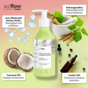 so!flow Low Porosity Hair Protein-Emollient Conditioner kondicionér pre vlasy bez objemu 400 ml