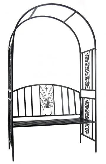 JAKS Záhradná pergola s lavicou 122 x 58 x 203 cm