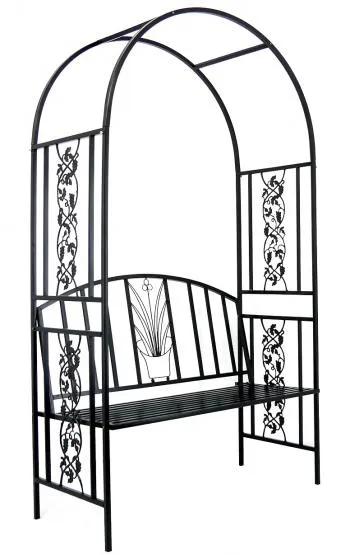 JAKS Záhradná pergola s lavicou 122 x 58 x 203 cm
