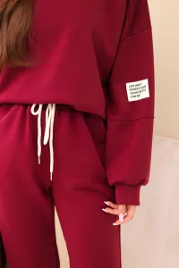 Legínovo Súprava mikina + nohavice maslová biela Farba: Modrá, Veľkosť: UNI
