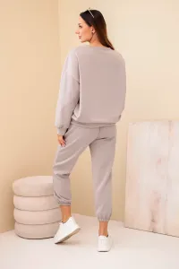 Legínovo Súprava mikina + nohavice maslová biela Farba: Modrá, Veľkosť: UNI