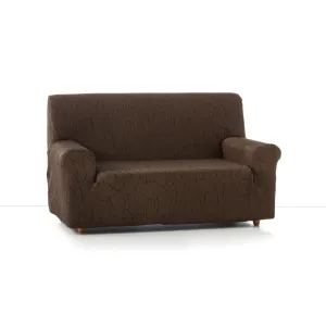Pružný žakárový poťah na kreslo a pohovku so vzorom oblúčikov