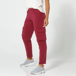 Moltonové jogging nohavice s
		vreckami