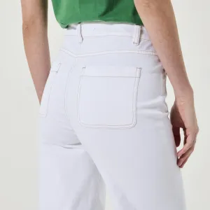 Široké džínsy pre postavu viac ako 165 cm