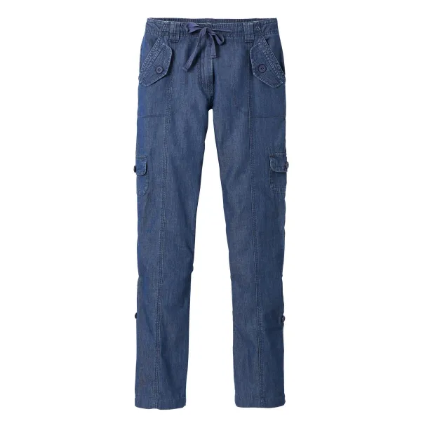 Nohavice s vreckami z denimu
