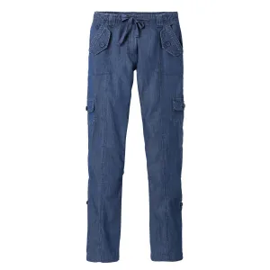 Nohavice s vreckami z denimu
