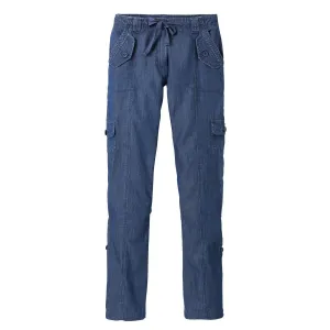 Nohavice s vreckami z denimu