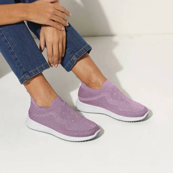 Tenisky slip-on so sieťovinou