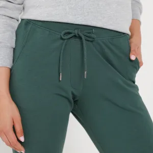 Moltonové joggingové nohavice s pružným pásom