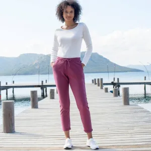 Moltonové joggingové nohavice s pružným pásom