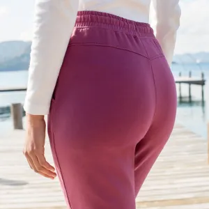 Moltonové joggingové nohavice s pružným pásom