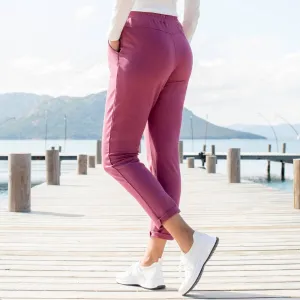 Moltonové joggingové nohavice s pružným pásom