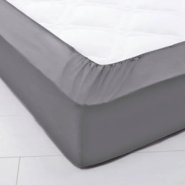 Bbavlnená jednofarebná napínacia plachta s hĺbkou rohov 40 cm