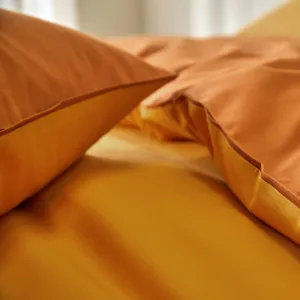 Bavlnené dvojfarebná posteľná bielizeň