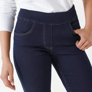 Bootcut džínsy pre vyššiu postavu