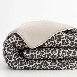 Obojstranná prikrývka z mikrovlákna s potlačou Leopard, 200g/m2