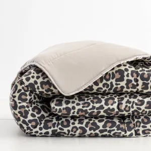 Obojstranná prikrývka z mikrovlákna s potlačou Leopard, 400g/m2