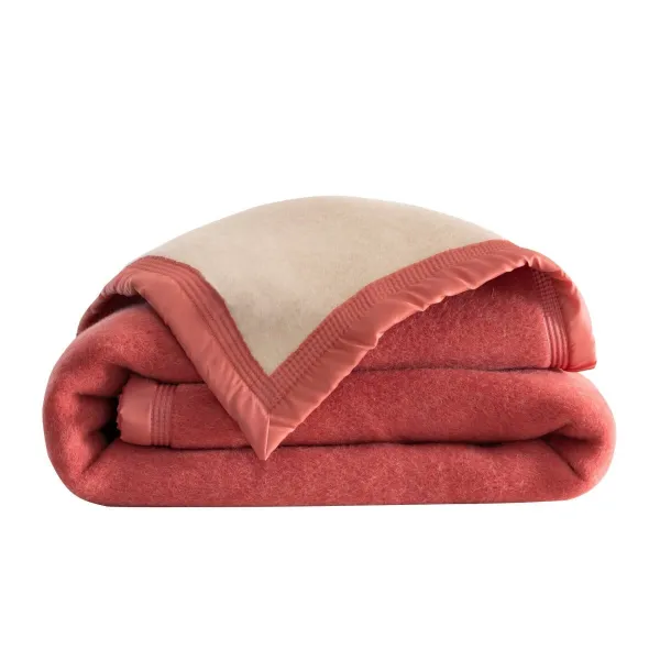 Dvojfarebná vlnená prikrývka 800g/m2