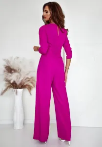 Whit You Elegantný dámsky overal KATRIN s dlhými nohavicami 00012 Farba: Čierna, Veľkosť: 34
