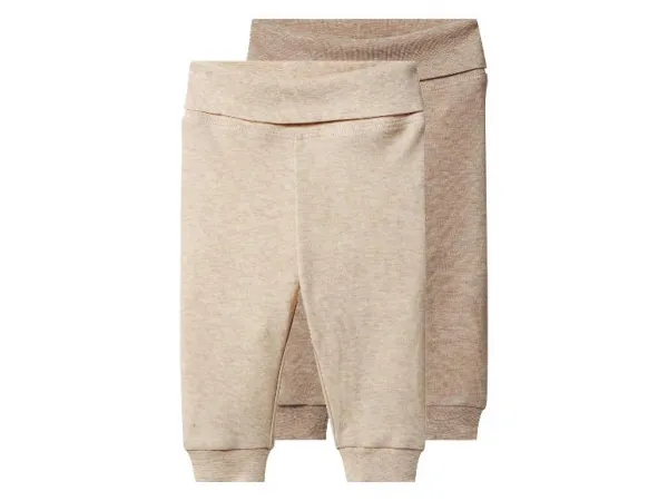 lupilu® Detské tepláky pre bábätká, 2 kusy
