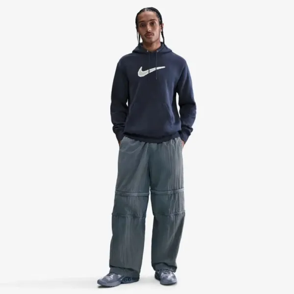Pánska mikina s kapucňou NIKE M NK CLUB BB HDY NEO VARSITY OBSIDIAN OBSIDIAN BLACK