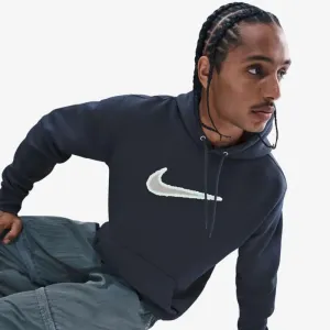 Pánska mikina s kapucňou NIKE M NK CLUB BB HDY NEO VARSITY OBSIDIAN OBSIDIAN BLACK