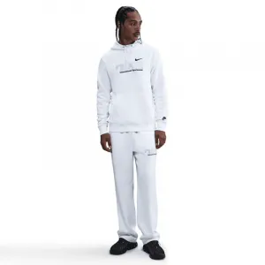 Pánska mikina s kapucňou NIKE M NK CLUB BB PO HDY SWSH SPORT WHITE METALLIC SILVER