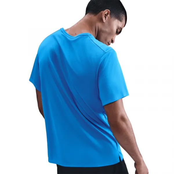 Pánske bežecké tričko s krátkym rukávom NIKE M NK DF UV MILER SS BLUE HERO REFLECTIVE SILV