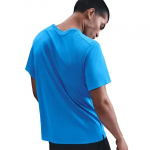 Pánske bežecké tričko s krátkym rukávom NIKE M NK DF UV MILER SS BLUE HERO REFLECTIVE SILV