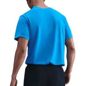 Pánske bežecké tričko s krátkym rukávom NIKE M NK DF UV MILER SS BLUE HERO REFLECTIVE SILV