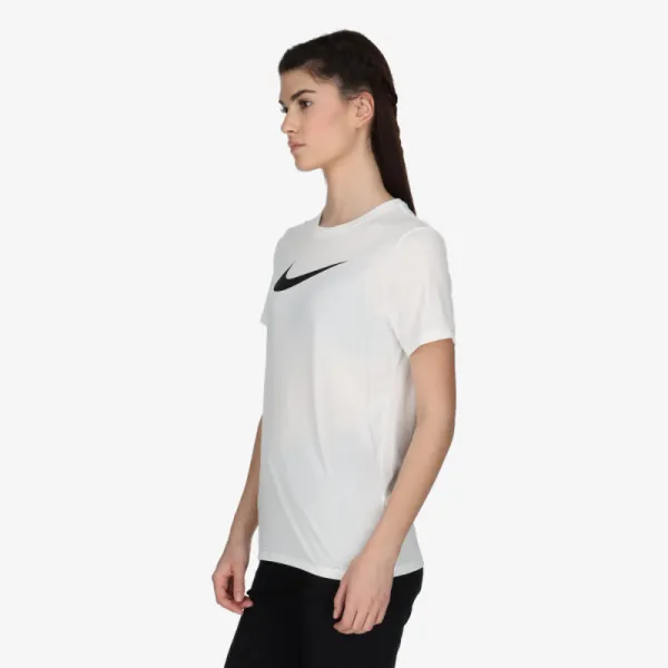 Dámske tréningové tričko s krátkym rukávom NIKE W NK DF TEE RLGND HBR WHITE BLACK