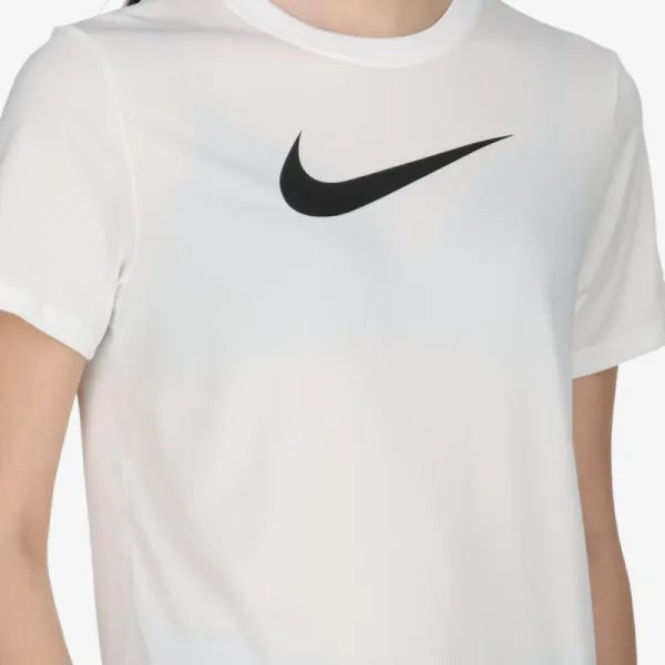 Dámske tréningové tričko s krátkym rukávom NIKE W NK DF TEE RLGND HBR WHITE BLACK