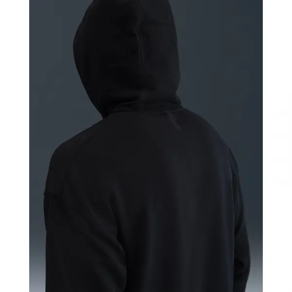 Pánska tréningová mikina s kapucňou NIKE M NP DF NPT MIDLAYER HOODIE BLACK WHITE