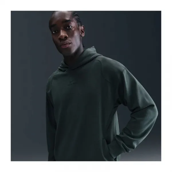 Pánska tréningová mikina s kapucňou NIKE PRO M NP DF NPT MIDLAYER HOODIE SEAWEED BLACK