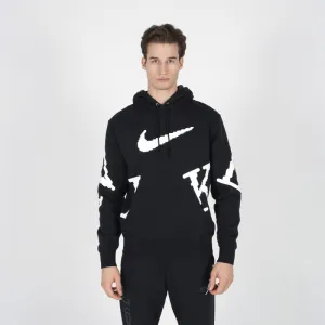 Pánska mikina s kapucňou NIKE M NK CLUB BB GX HDY NEO VAR BLACK WHITE