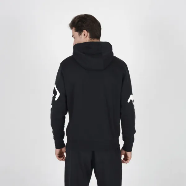 Pánska mikina s kapucňou NIKE M NK CLUB BB GX HDY NEO VAR BLACK WHITE
