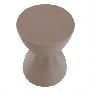 Taburet, béžová, plast, ABRAM