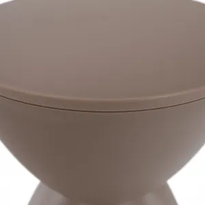 Taburet, béžová, plast, ABRAM