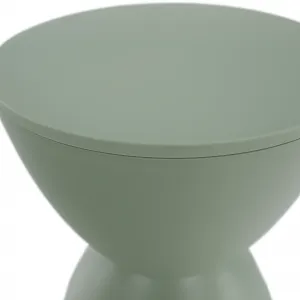 Taburet, zelená, plast, ABRAM