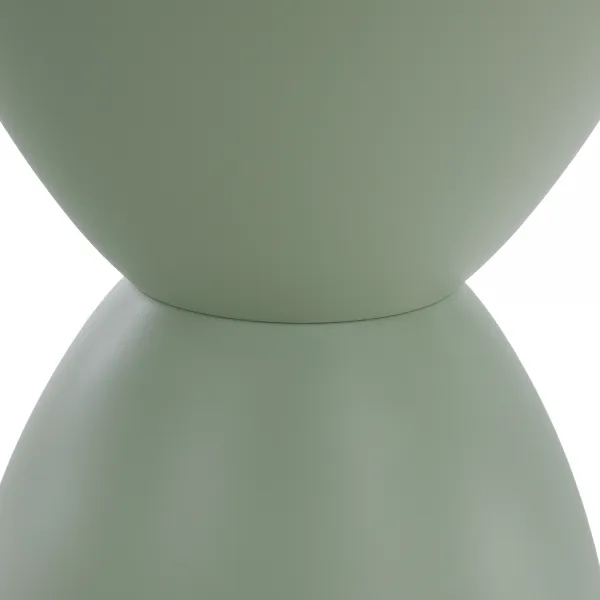 Taburet, zelená, plast, ABRAM