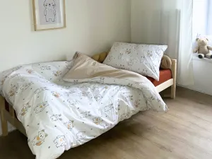 Benlemi Bavlnené obliečky LESNÉ ZVIERATÁ na jednolôžko