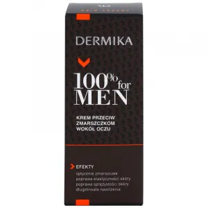 Dermika 100% for Men protivráskový očný krém 15 ml