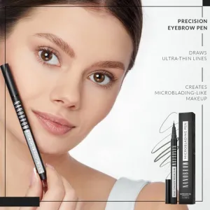 Nanobrow Microblading Pen Precízna vodeodolná linka na obočie odtieň Espresso 1 ml