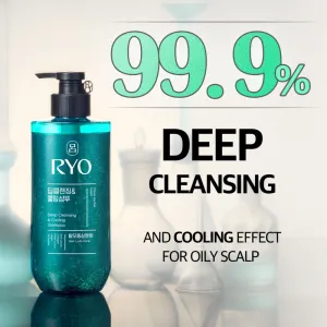 RYO Deep Cleansing & Cooling Shampoo hĺbkovo čistiaci šampón s chladivým účinkom 480 ml