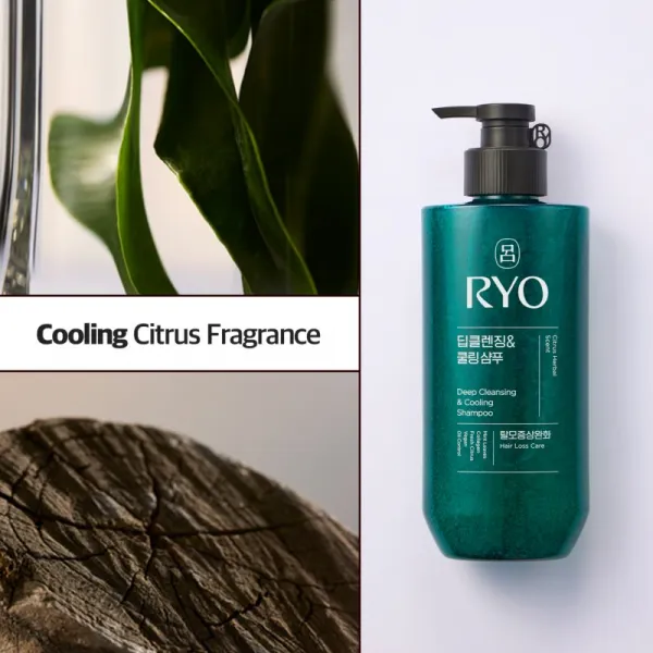 RYO Deep Cleansing & Cooling Shampoo hĺbkovo čistiaci šampón s chladivým účinkom 480 ml