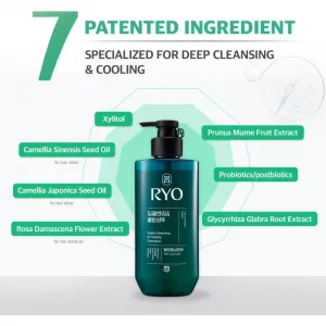 RYO Deep Cleansing & Cooling Shampoo hĺbkovo čistiaci šampón s chladivým účinkom 480 ml